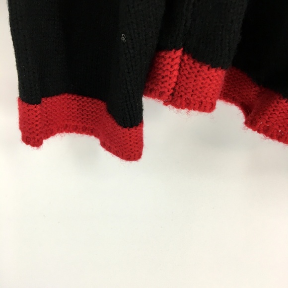 Karen Scott Black Ugly Christmas Sweater With Candy Cane Print - Picture 4 of 8